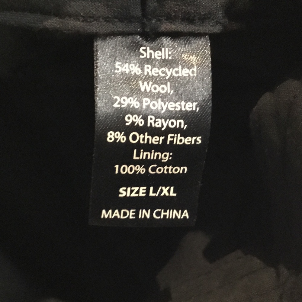 Polyester/Wool Gray Hat - image 5